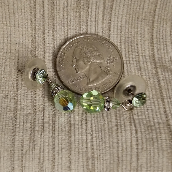 Crystal Drop Earrings - Picture 3 of 3